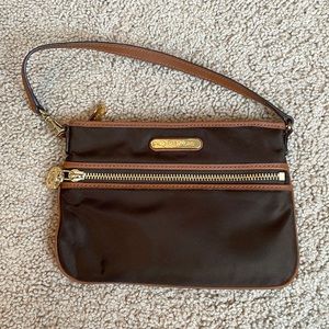 Michael Kors, small brown clutch